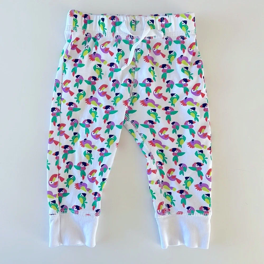 Roller Rabbit Kids Pajama Bottoms - Multicolor Toucan Print - Picture 1 of 6
